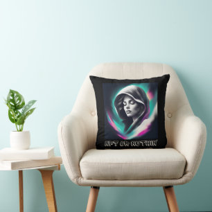 NFT or Nuthin’ Bold Crypto & Digital Art Design Cushion