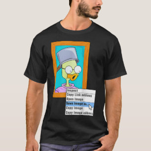 NFT Right Click Save As Meme Funny Crypto Currency T-Shirt