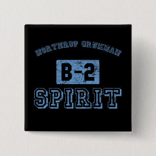 NG B-2 Spirit - BLUE 15 Cm Square Badge