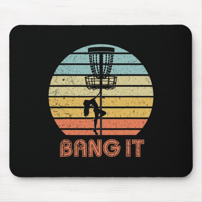 Ng It Funny Disc Golf Shirt Disc Golf  Mouse Pad (Front)