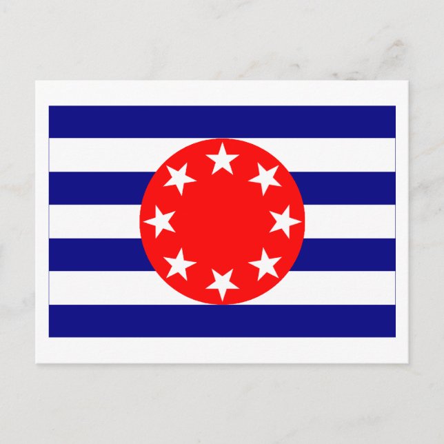 Ngarchelong Flag Postcard (Front)