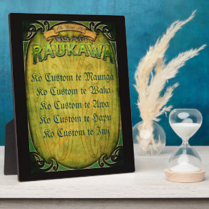 Ngati Raukawa Pepeha Plaque
