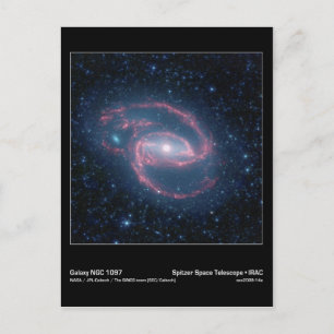NGC 1097 Coiled Galaxy of the Night Postcard