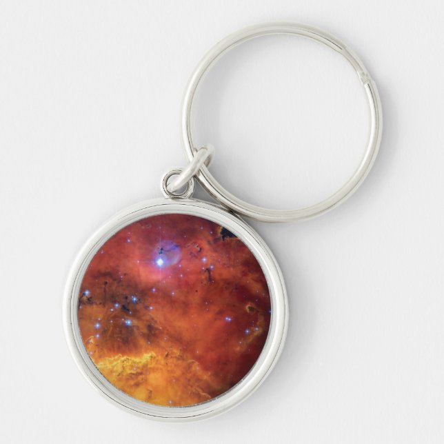 NGC 2467 Nebula - Hubble Space Telescope Photo Key Ring (Front)