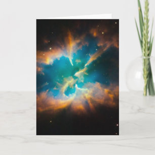 NGC 2818 Planetary nebula glowing Card