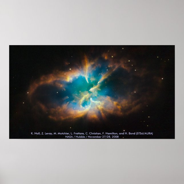 NGC 2818 / Planetary Nebula Poster (Front)