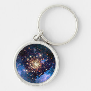 NGC 3603 Star Cluster - NASA Hubble Space Photo Key Ring