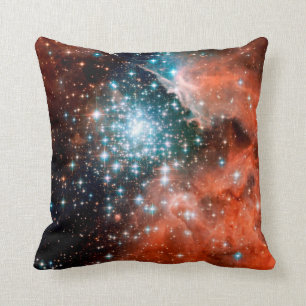 NGC 3603 Star Forming Region - Hubble Space Photo Cushion
