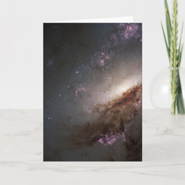 Ngc 4258 Undergoing Intense Star Formation. Card (Front)