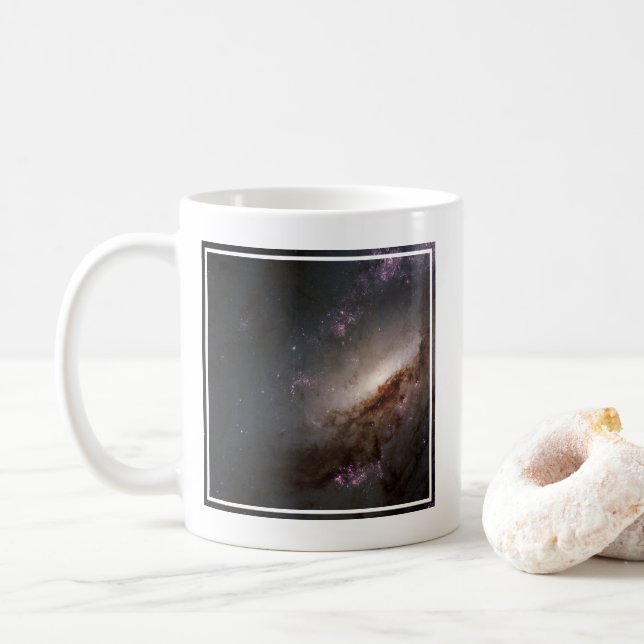 Ngc 4258 Undergoing Intense Star Formation. Coffee Mug (With Donut)