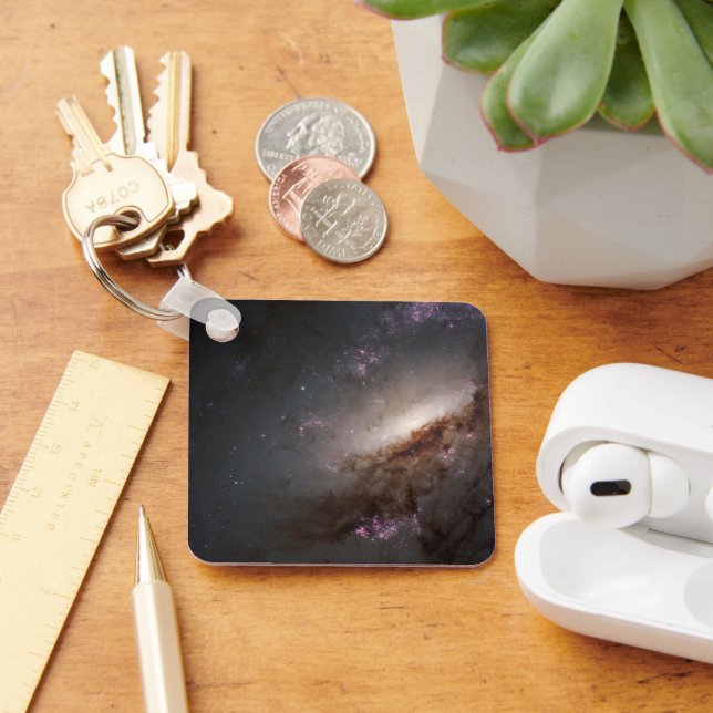 Ngc 4258 Undergoing Intense Star Formation. Key Ring (Desk)