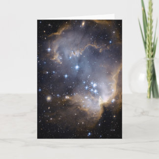 NGC 602 bright stars NASA Card