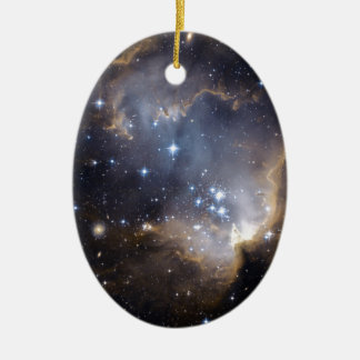 NGC 602 bright stars NASA Ceramic Ornament