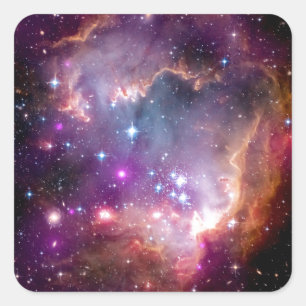 NGC 602 Star Formation - NASA Hubble Space Photo Square Sticker