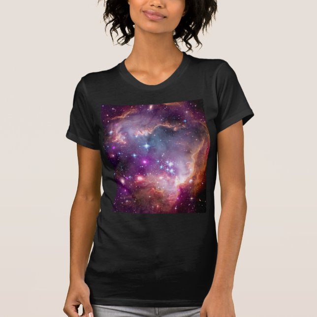 NGC 602 Star Formation - NASA Hubble Space Photo T-Shirt (Front)