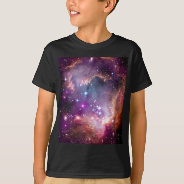 NGC 602 Star Formation - NASA Hubble Space Photo T-Shirt (Front)