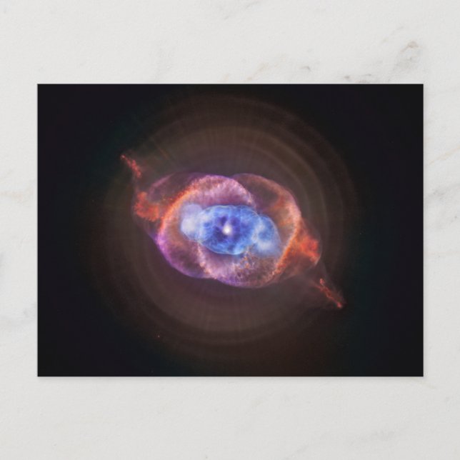 NGC 6543: The Cat's Eye Nebula Postcard (Front)