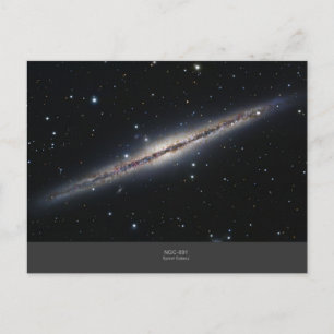 NGC-891 spiral galaxy Postcard