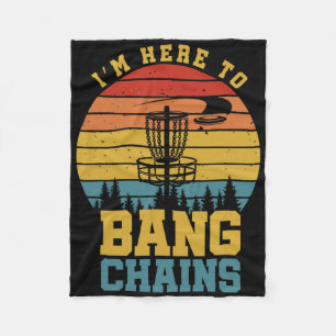 Nging Chains Disc Golf Funny Discus Throwers Sport Fleece Blanket
