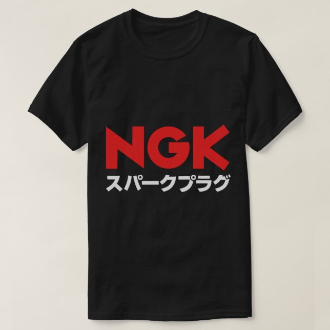NGK Spark Plugs T-Shirt (Design Front)