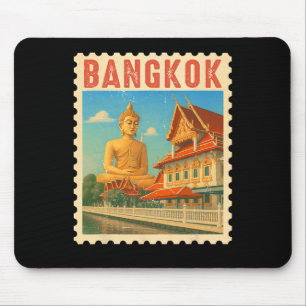 Ngkok Thailand Travel Souvenir Buddha Thailand Gif Mouse Pad