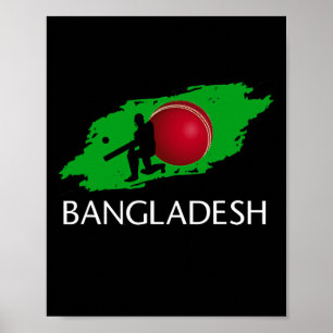 Ngladesh Cricket Jersey Tsman Poster