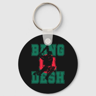 Ngladesh Flag Cricket Player Jersey Ngladeshi Spor Key Ring