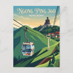 Ngong Ping 360 Hong Kong Postcard