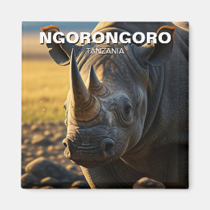 Ngorongoro Crater Tanzania Postcard Magnet