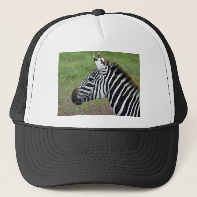 Ngorongoro Zebra Close-Up Trucker Hat (Front)