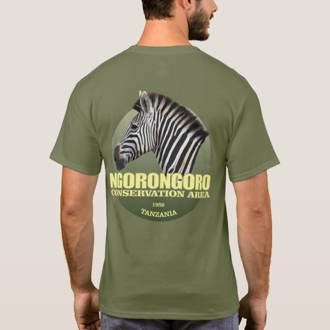 Ngorongoro (zebra) WT T-Shirt (Back)