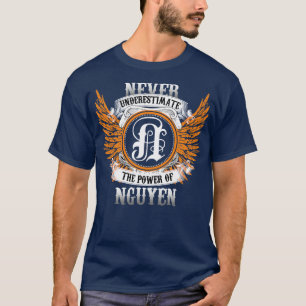 Nguyen Name Shirt Never Underestimate The Power Of