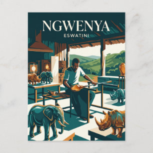 Ngwenya Glass Factory Eswatini Postcard