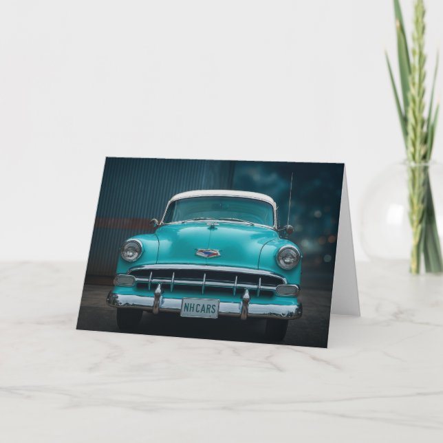 NH Antique/Classic Cars Blank Greeting  Card (Front)