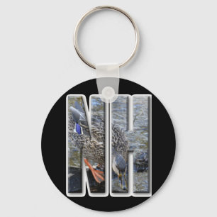 NH NEW HAMPSHIRE KEY RING