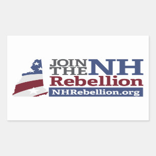 NH Rebellion Rectangle Sticker