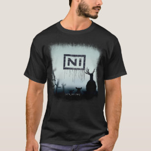 Ni Knights With Antlers Album Cover Parody-Music L T-Shirt