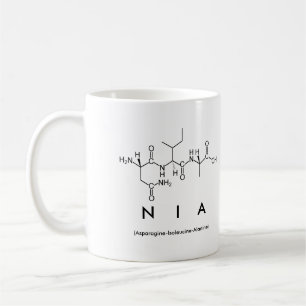 Nia peptide name mug