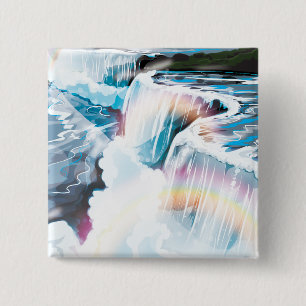 Niagara Falls 15 Cm Square Badge