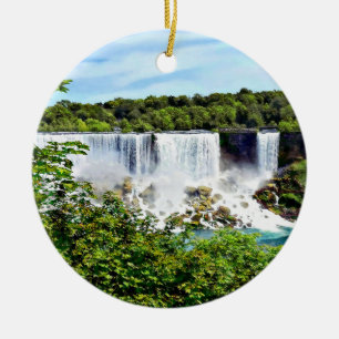 Niagara Falls -  American and Bridal Veil Falls Ceramic Ornament