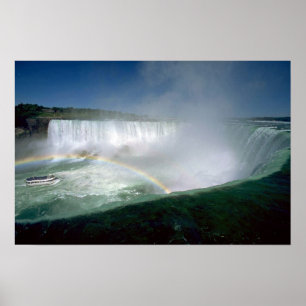 Niagara Falls and Maid of the Mist, New York, USA Poster