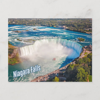 Niagara Falls Arial View Postcard
