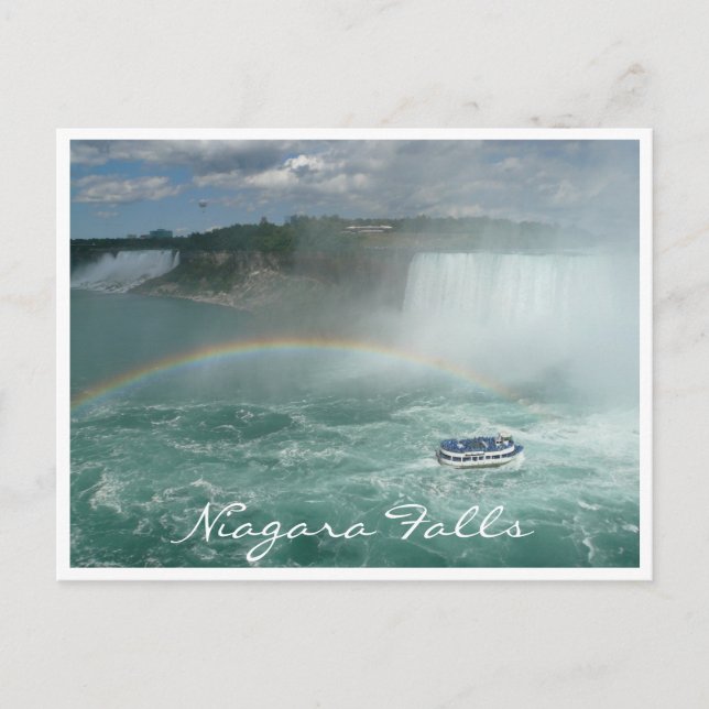 niagara falls boat postcard (Front)