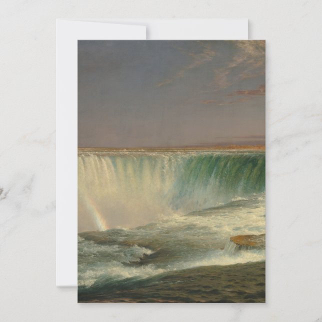 Niagara Falls by Frederic Edwin Church Invitation (Front)