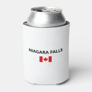 Niagara Falls Canada Canadian Flag Light-Colour Can Cooler