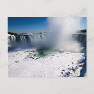 Niagara Falls, Canada in winter Postcard