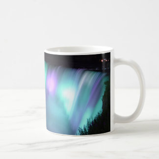 Niagara Falls Canada Night Purple Aqua Mug