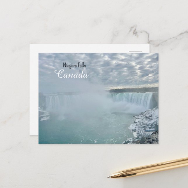Niagara Falls Canada Photograph Postcard (Front/Back In Situ)