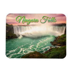 Niagara Falls, Canada sunset stylised Magnet