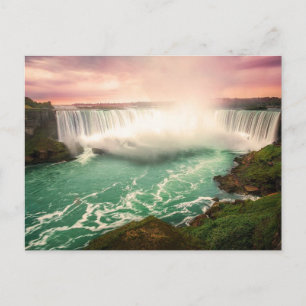 Niagara Falls, Canada sunset stylised Postcard